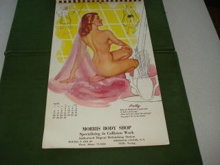 1952 BILL RANDALL ' S SEXY PIN - UP GIRL CALENDAR ART - 12 MONTHS - GREAT LOOK 5
