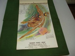 1952 BILL RANDALL ' S SEXY PIN - UP GIRL CALENDAR ART - 12 MONTHS - GREAT LOOK 7