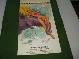 1952 BILL RANDALL ' S SEXY PIN - UP GIRL CALENDAR ART - 12 MONTHS - GREAT LOOK 8