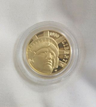 1986 Liberty 5 Dollar Gold Coin Uncirculated