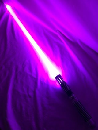 Purple Saberforge Arbiter Apprentice Lightsaber Hilt & 32 " Blade W Extra Battery