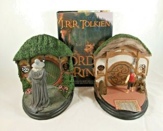 Sideshow Weta No Admittance Bookends/lord Of The Rings/the Hobbit
