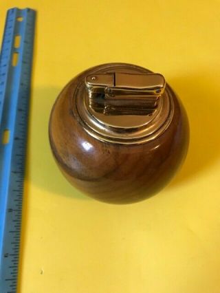 Vintage Wooden Wood Tabletop Kreisler Lighter