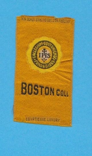 1910s S25 Tobacco / Cigarette / College Silk Boston College -