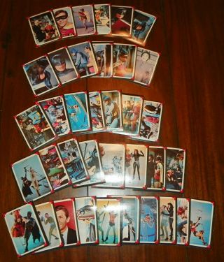 1966 Topps (o - Pee - Chee) Batman Riddler 38 - Card Complete Set