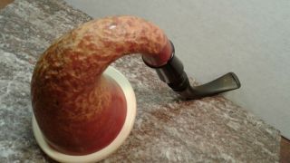 Calabash Rough Cut Gourd Meerschaum Bowl Sherlock Holmes Pipe 5