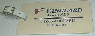 Vintage Vanguard Airlines Luggage Tag,
