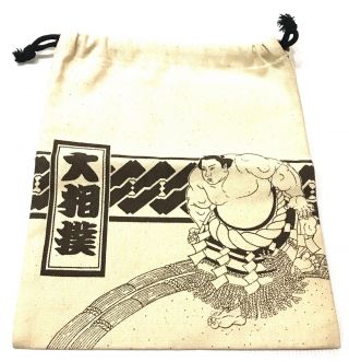 Japan Import Sumo Screen Cotton String Bag W 25 Cm X 30 Cm