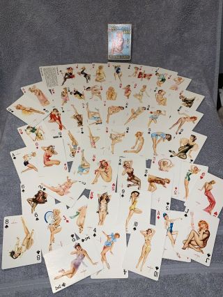 Vintage Vargas Pin - Up Girls Playing Cards Full Deck 3