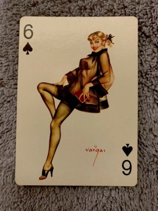 Vintage Vargas Pin - Up Girls Playing Cards Full Deck 5