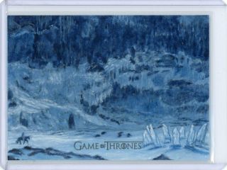 2019 Rittenhouse Game Of Thrones Inflexions Sketch Jon Snow Winter Dan Bergren