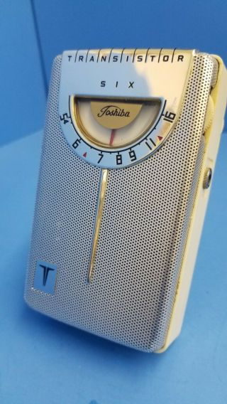 Vintage Toshiba 6 Transistor Radio (model 6tp31a) " Bathscale ".