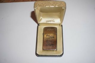 1956? 10k Gold Filled Zippo Slim Lighter With Serenity Prayer.