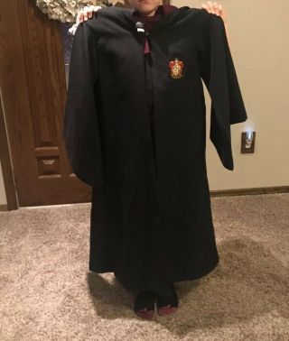 Authentic Universal Studios Harry Potter Gryffindor Robe Size Xxs