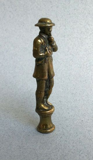 Antique World War I Soldier Pipe Tamper Vintage Brass Trench Art Wwi