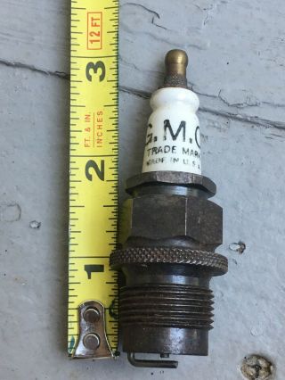 Vintage,  Very Rare,  Antique G.  M.  C Spark Plug