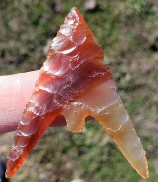 Authentic 2 " Gunther Arrowhead Found In Northern California - Agate