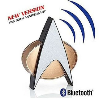 Star Trek Next Generation Bluetooth Communicator Badge - Tng Combadge With Chirp