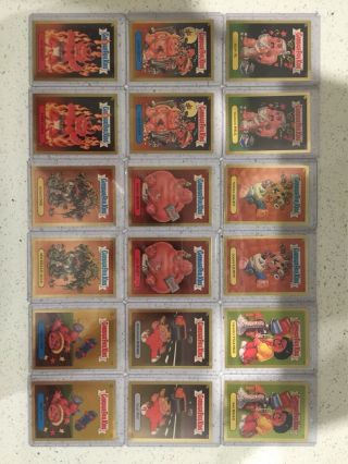 2004 Garbage Pail Kids Series 2 Ans2 Complete 50 Card Gold Foil Set