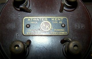 1923 Atwater Kent Breadboard 4340 RADIODYNE.  All 2