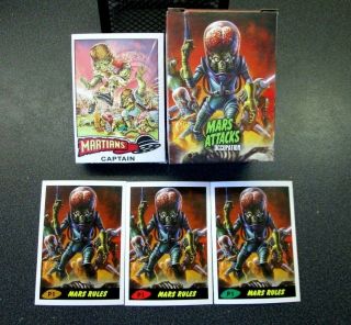 Mars Attacks Occupation Factory Set,  The Subsets Of 36 Cards,  3 Promos