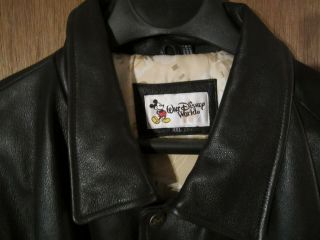 Walt Disney World Millennium Leather Jacket Size 3xl Nwt