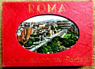 Two (2) Vintage 1960 ' s Photo Color Views of Rome Parts I & II (Vedute a Colori) 3
