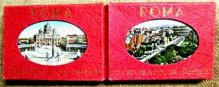 Two (2) Vintage 1960 ' s Photo Color Views of Rome Parts I & II (Vedute a Colori) 4