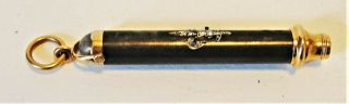 Antique French 18k Gold Polished Iron & Diamonds Mechanical Pencil 19th C