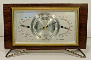 Vintage Taylor Instrument Stormoguide Barometer W/ Humidity & Temperature Guages