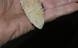 Clovis Knife - Authentic As Found: 5 - 3/16” Payson Chert,  Pike Co,  IL. 2