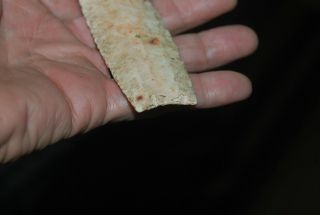 Clovis Knife - Authentic As Found: 5 - 3/16” Payson Chert,  Pike Co,  IL. 4