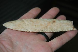 Clovis Knife - Authentic As Found: 5 - 3/16” Payson Chert,  Pike Co,  IL. 5