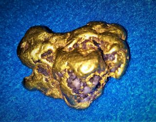 NATURAL GOLD NUGGET 40.  8 gms 1.  31 Troy OZ JACKSONVILLE OREGON RICH YELLOW NoRS 2