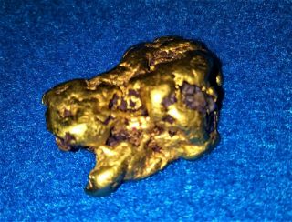NATURAL GOLD NUGGET 40.  8 gms 1.  31 Troy OZ JACKSONVILLE OREGON RICH YELLOW NoRS 3