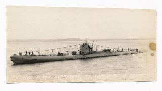 " V " Type Fleet Submarine,  As Large As A Destroyer 1930 