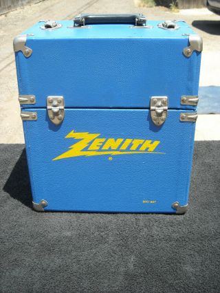 Vintage Zenith Radio Tube Box Carry Utility Jewelry Repairman Case