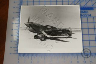 B&w 8x10 Aircraft Photo - P - 40e Warhawk 41 - 25002 @ El Kabrit Egypt 1943