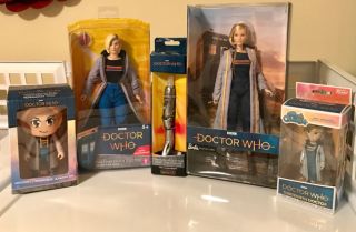 Thirteenth Doctor Who Barbie Doll,  Action Figure,  Titan,  Rock Candy,  Screwdriver