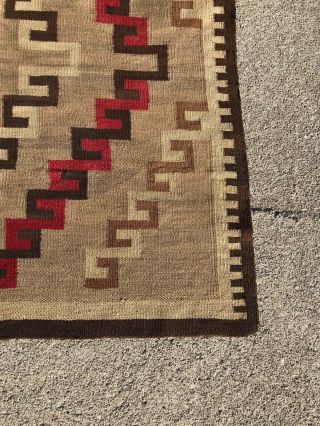 Early Tranitional Navajo Rug - Probably From The Granado Region 11