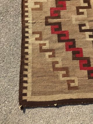 Early Tranitional Navajo Rug - Probably From The Granado Region 12