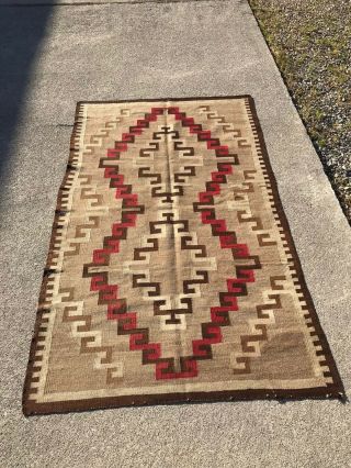 Early Tranitional Navajo Rug - Probably From The Granado Region 3
