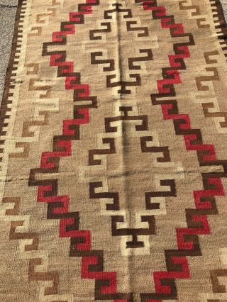 Early Tranitional Navajo Rug - Probably From The Granado Region 5