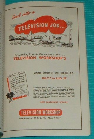 1949 YORK TV GUIDE HOWDY DOODY PIXIE PLAYHOUSE KID ' S SHOW SHERIFF BOB DIXON 5