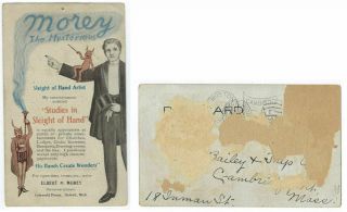 Elbert Morey Postcard - His Hands Create Wonders - To Bailey & Tripp - - V.  Good - Pp