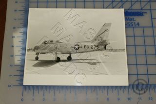 B&w 8x10 Aircraft Photo - F - 86a Sabre 49 - 1275 94th Fis In Early 1950s