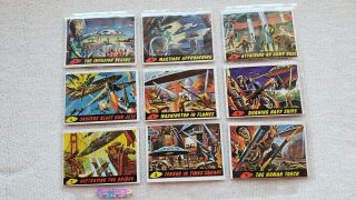 1962 Topps Mars Attacks Card Complete Set Of 55 Cards
