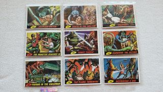 1962 Topps Mars Attacks Card Complete Set of 55 Cards 4