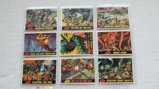 1962 Topps Mars Attacks Card Complete Set of 55 Cards 5