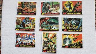 1962 Topps Mars Attacks Card Complete Set of 55 Cards 7